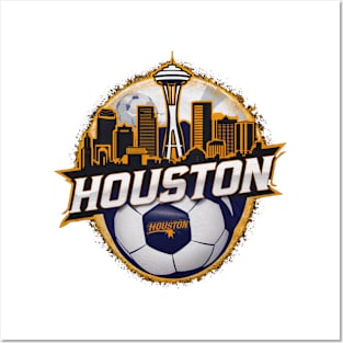 Houston soccer Posters and Art